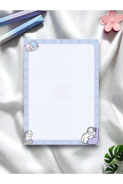 Mirya Notes Bloc de note A5 cu model de pisici - Bloc de note