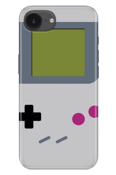 Cekuonline Case for iPhone 16E Color Silicone Printed Tpu Game Boy