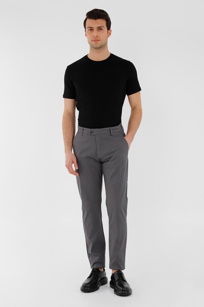 Uki ANTRASİT Comfort Fit Chino Pantolon
