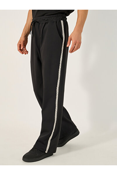 Styli Mid Rise Relaxed Fit Joggers with Drawstring
