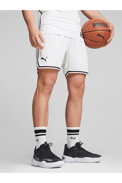 Puma Hoops Team Game Short PUMA White