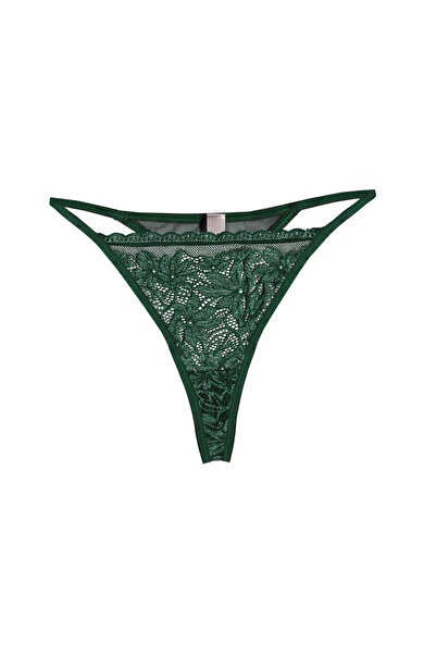 Simi Underwear Γυναικείο εσώρουχο με κορδόνια Delicia Green