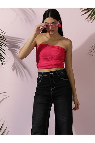 Kotty By Styli High Rise Straight Fit Ankle Length Jeans