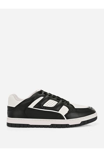 Styli Color Block Court Lace Up Sneakers
