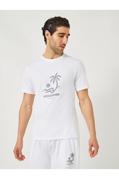Styli Graphic Print T-Shirt and Drawstring Waist Shorts Set