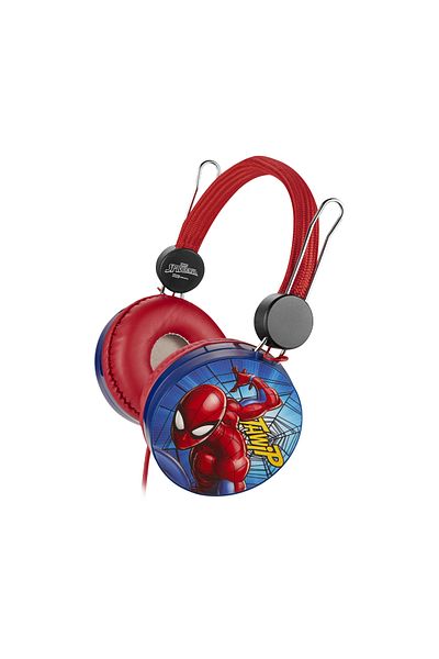 Volkano Disney Marvel Spider-Man Auxiliary Headphones with Stickers