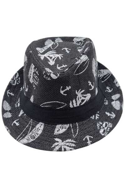 Mood Agenda Unisex slamnati fedora šešir za decu od 8 do 12 godina