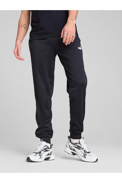 Puma Navy Blue Plain Joggers for Men