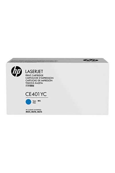HP Toner CE401YC, cyan, 7800 pages