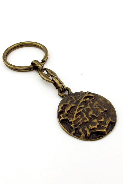 Solfera Bronze Metal Alexandria Follis Coin Roman Empire Kc250 Keychain