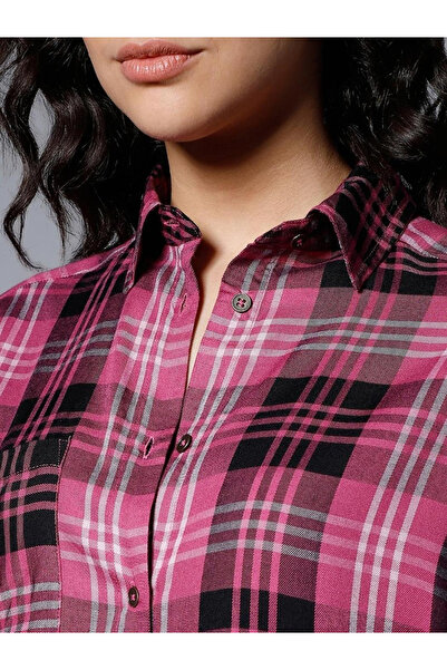 High Star By Styli Checked Regular Fit Spread Collar Shirts