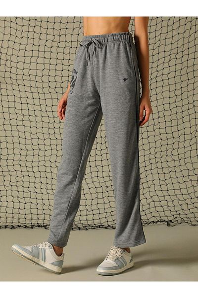 Hubberholme By Styli Graphic Print Pants with Contrast Detail