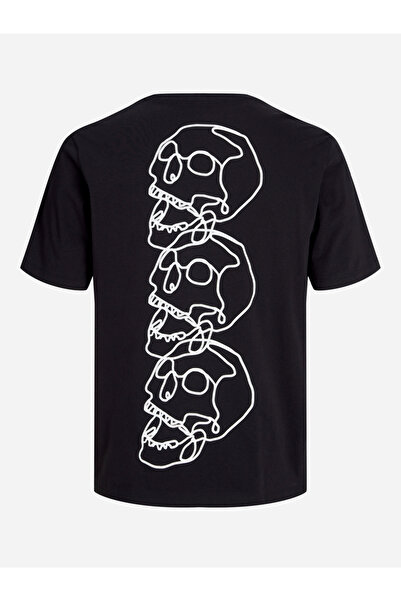 Jack & Jones تي شيرت برقبة دائرية وطبعة جرافيك