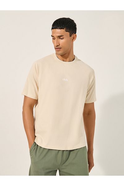 Styli Oversized Minimal Crew Neck T-Shirt