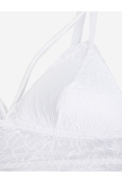 Koton Σουτιέν Bralet με λεπτομέρεια από δαντέλα χωρίς επένδυση