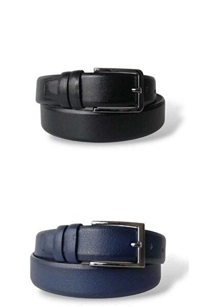 Mia Belt Ανδρική ζώνη 3 τεμαχίων σε συσκευασία Μαύρο-Ταν-Ναυτικό Μπλε Πλάτος:...