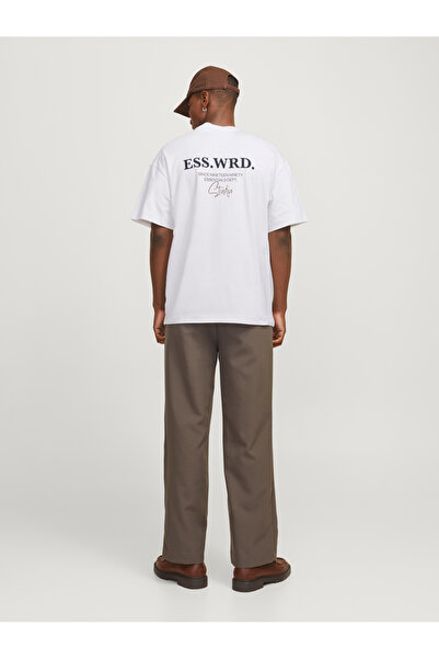 Jack & Jones Slogan Print Crew Neck T-Shirt