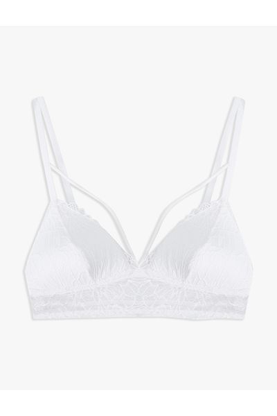 Koton Σουτιέν Bralet με λεπτομέρεια από δαντέλα χωρίς επένδυση
