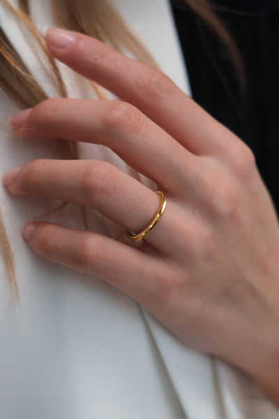 Cahit Vuruş Kuyumculuk 14 Ayar İnce Ayar Yüzük, İnce Kibar Alyans