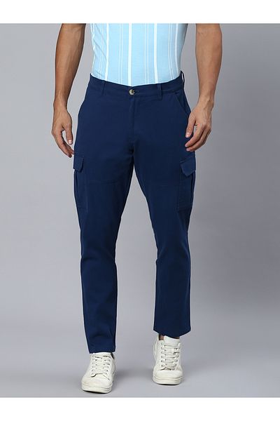 High Star By Styli High Rise Regular Fit Trousers with Pockets