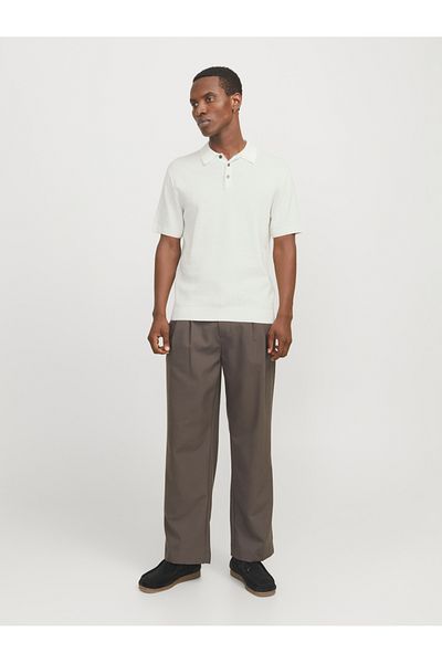 Jack & Jones Textured Knit Short Sleeves Polo Shirt