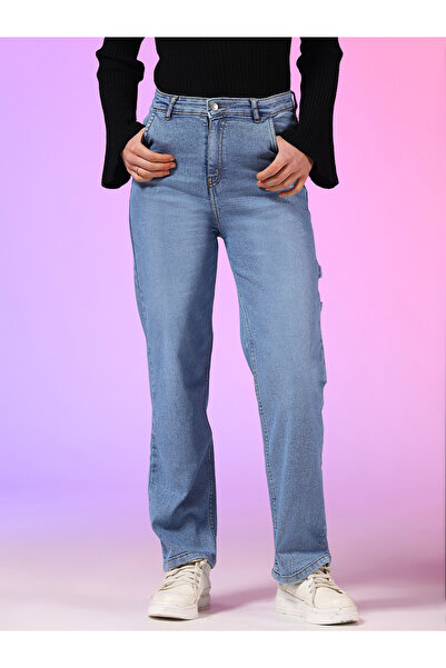 Kotty By Styli High-Rise Straight Fit Jeans