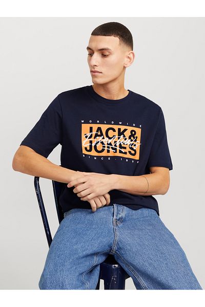 Jack & Jones Graphic Print Crew Neck T-Shirt