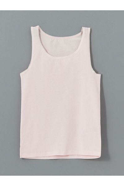 LC Waikiki New Season Crew Neck Girls' Undershirt 2 Pack - S50042Z4