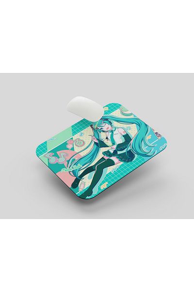 Akumastik لوحة ماوس Project Sekai Hatsune Miku مقاس 22x18 - لوحة ماوس أنمي