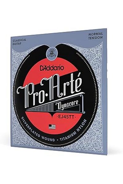 Daddario D'Addario Ej45Tt Classical Guitar String Set, Pro-Arte,Dynacore, Titanium