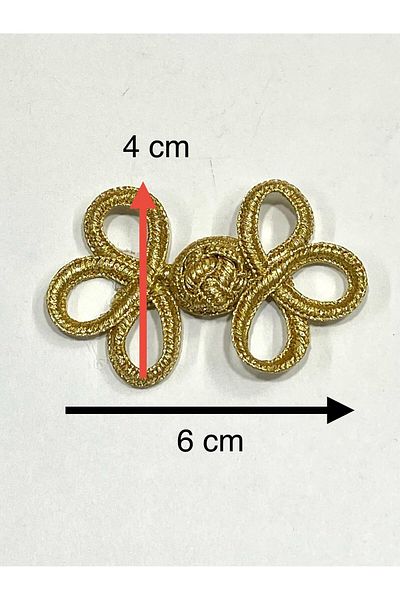 karantuhafiye Gold A3 Small Size Knitting Button - Japanese & Chinese Button