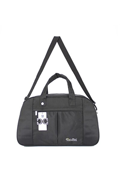 SYM SARAÇ Büyük Boy Kabin Seyahat Ve Spor Çantası Siyah Renk Ve Su Geçirmez Kumaş
