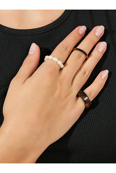 Styli مجموعة من 3 خواتم متنوعة