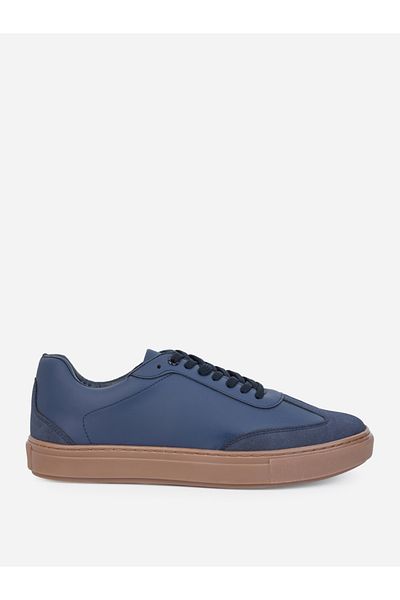 Styli Stitch Detail Low Top Gum Sole Shoes
