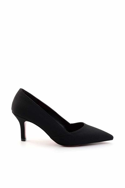 Bambi Pantofi clasici cu toc pentru femei negru mat K 01231402838
