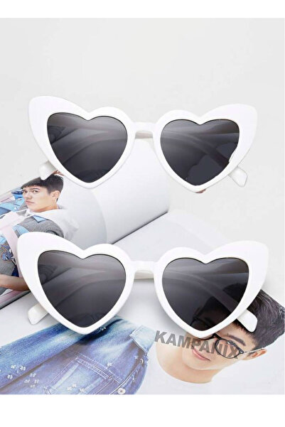 KAMPANİX العروس العريس 2 قطعة النظارات الشمسية القلب الزفاف حنة العروس حفلة ع...