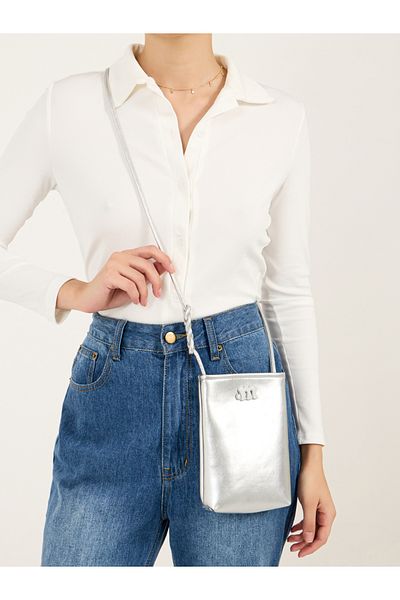 Styli Crossbody Bag with Badge Detail and Keychain Drop