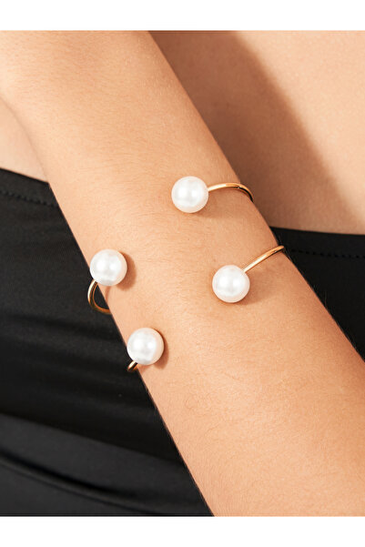 Styli مجموعة من قطعتين - أساور بحواف من اللؤلؤ الصناعي