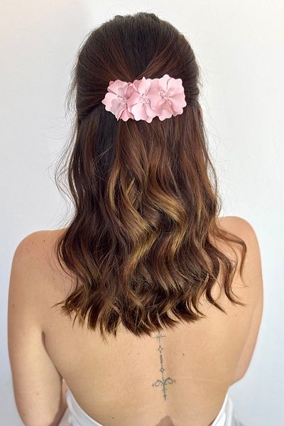 CAPPELLO DESİGN Αυτόματη πόρπη με χάντρες λουλουδιών