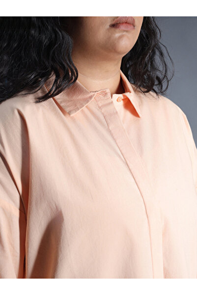 High Star By Styli Plus Size Classic Spread Collar Oversized Casual Shirt