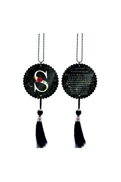 Lizpo Decor S Harfli Ve Ayetel Kürsi Şık Dikiz Ayna Süsü | Araba Dekorasyonu ...