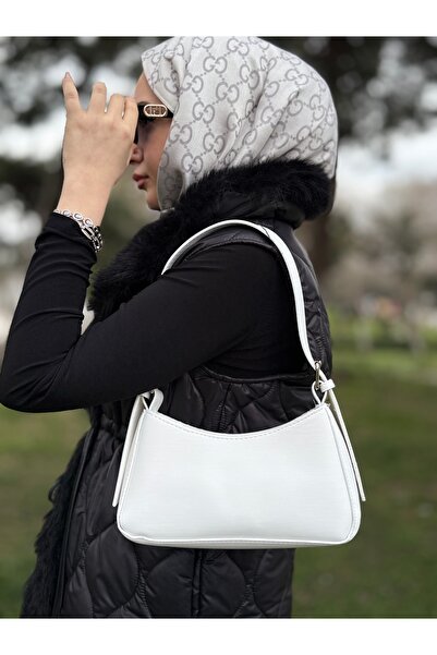 DEV 3 ADAM Біла жіноча сумочка з регульованими ремінцями, елегантна ручна та плечова сумка