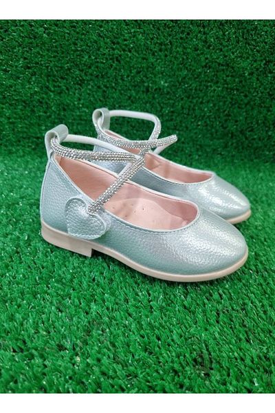 Ege Kids Girl's Silver Silvery Orthopedic Shoes
