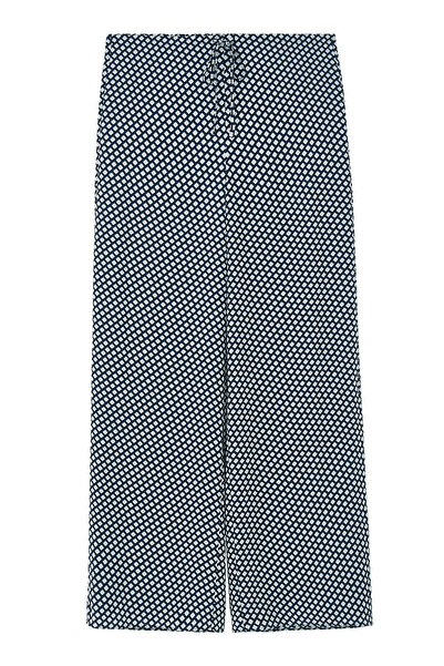 THEORY Geometric Patterned Wide Leg Pants