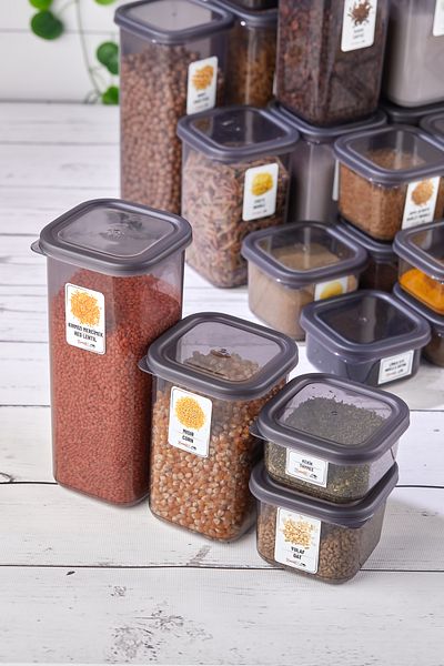 Buclee 15Pcs 30-Piece Food Storage Container -Bpa-Free Plastic Storage Container Set for Refrigerator and Pantry