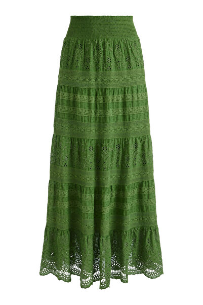 Alice + Olivia Capture Elegance with Layered Maxi Skirt
