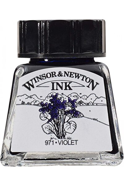 Genel Markalar Winsor & Newton Drawing Ink Çizim Mürekkebi 14ml Violet 688