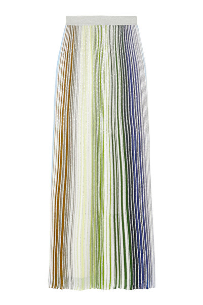 Missoni Sequined Maxi Skirt - Green Multicolor