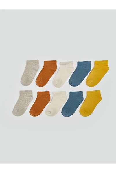 LC Waikiki LCW Baby Ecru Basic Baby Boy Booties Socken 10 Stück