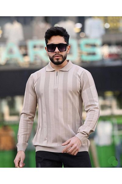 CLASSİCS MEN Baros Polo Neck Μακρυμάνικο Ανδρικό Πλεκτό Πλεκτό-7165
